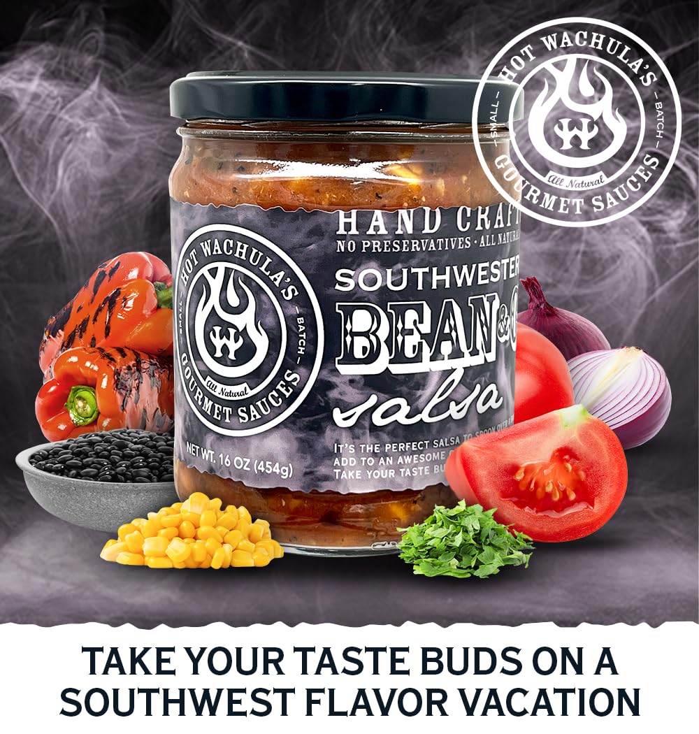 Salsa de frijoles negros y maíz del suroeste - Mediana