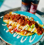 Salsa de frijoles negros y maíz del suroeste - Mediana