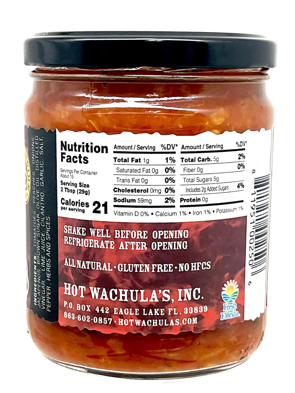 Salsa dulce sureña de durazno - Mediana