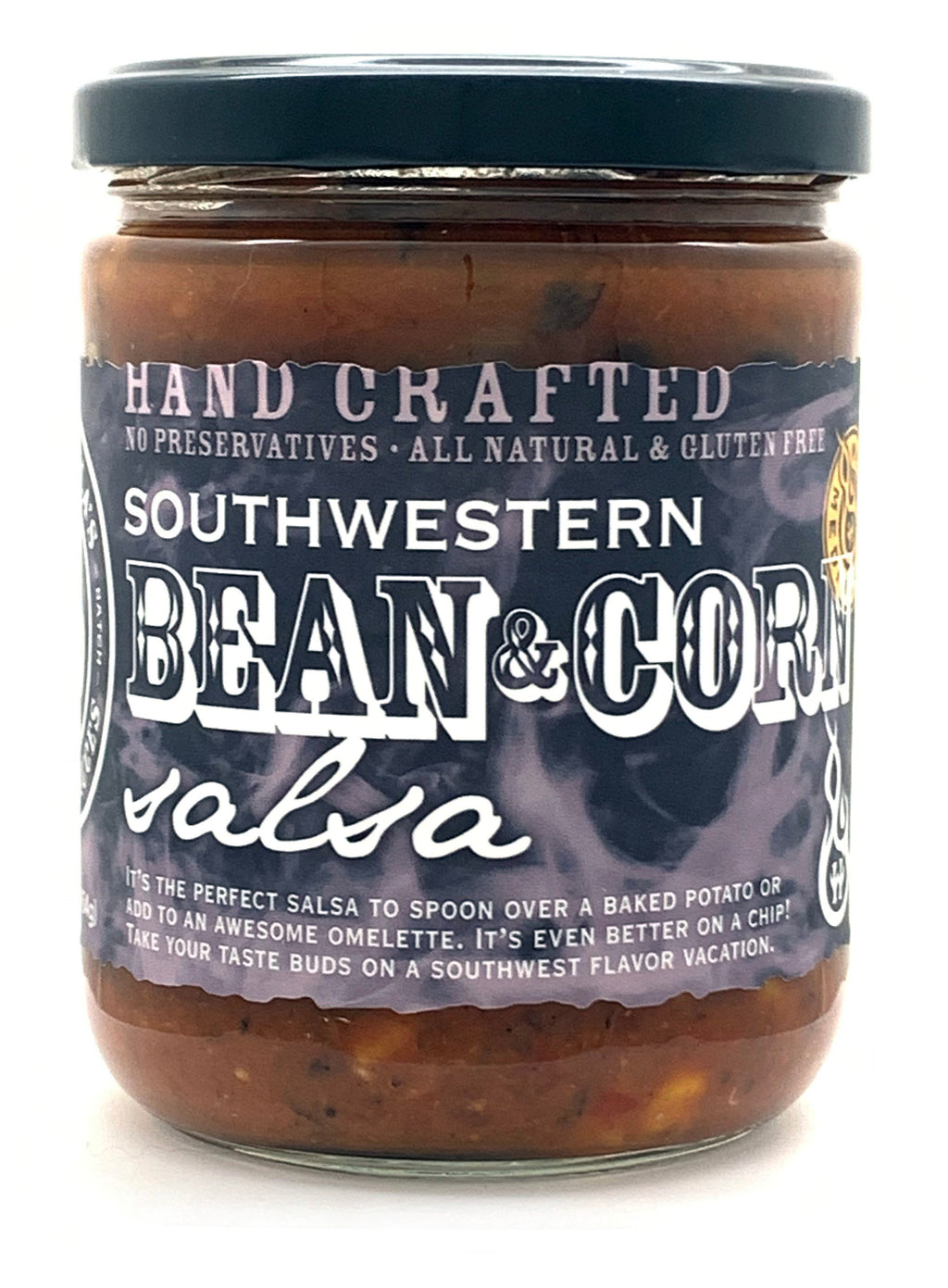 Salsa de frijoles negros y maíz del suroeste - Mediana