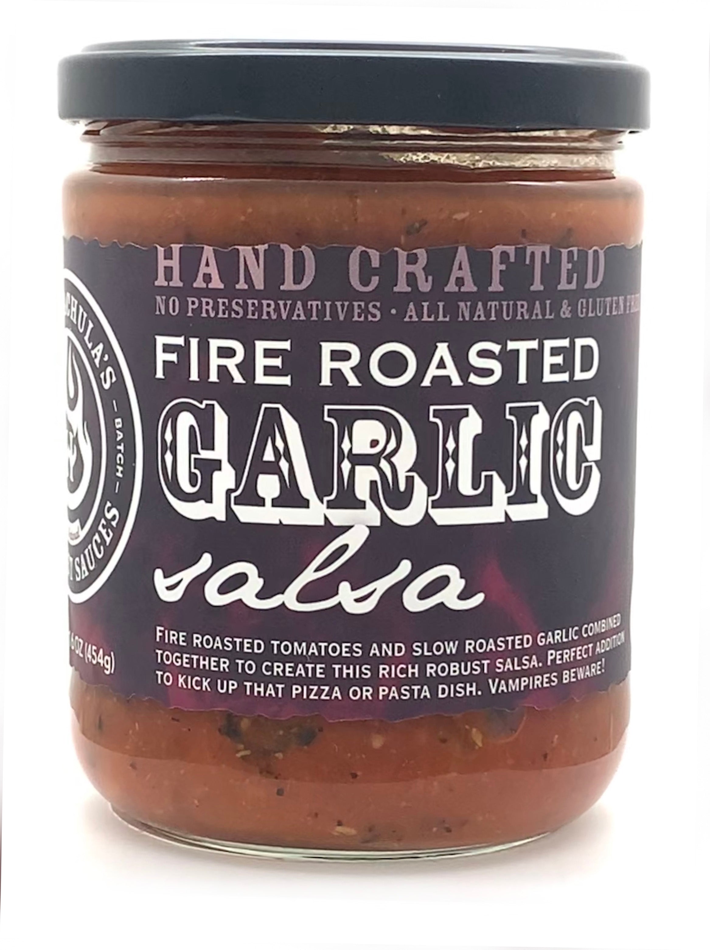 Fire Roasted Garlic Salsa - Medium